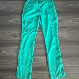 Greys Anatomy green drawstring scrub Pants XXS